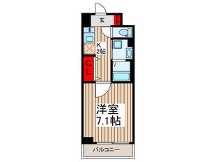 MAXIV住吉（403）の物件間取画像